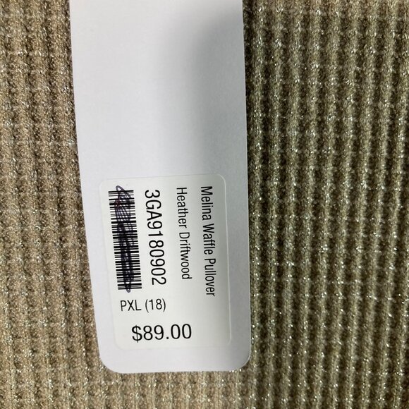 Womens Soft Surroundings Melin Waffle Pullover PXL NWT - Picture 6 of 10